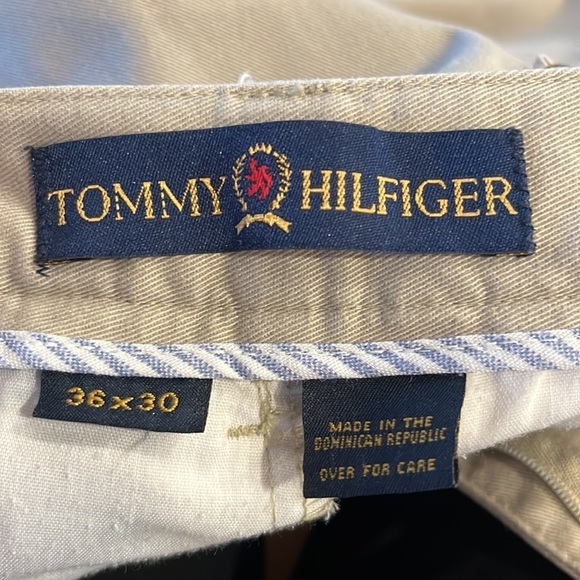 Tommy Hilfiger men khaki pants size 36 /30. - Picture 5 of 9